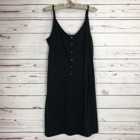 Lole Bliss Campri Dress in Black Spaghetti Strap - Picture 7 of 8